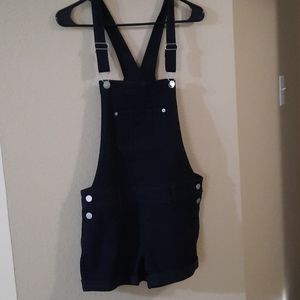 Black overalls